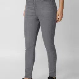 Van Heusen Grey Cotton Mid Rise Jeans image 3