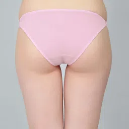 N-Gal Pink & Red Lace Work Panties - Pack Of 2 image 3