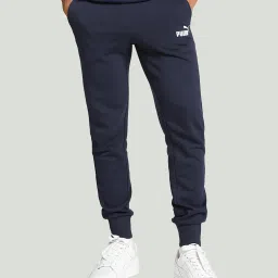 Puma Essentials Navy Slim Fit Joggers image 1