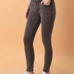 showoffff SHOWOFF Brown High Rise Jeans image 3