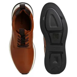 Aldo Men's Brown Derby Shoes image 3