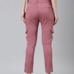 showoffff SHOWOFF Mauve Cotton Regular Fit Mid Rise Jeans image 3