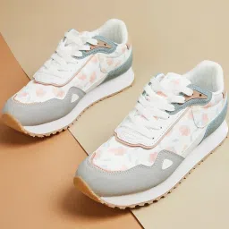 Ginger by Lifestyle Women's Grey Sneakers image 1