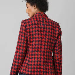 Only Red Printed Blazer image 2