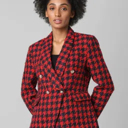 Only Red Printed Blazer image 1