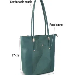Metro Green Medium Tote Bag image 3