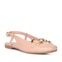 Bata Women's Beige Back Strap Sandals image 1