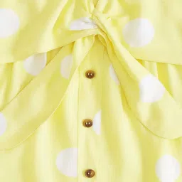 Pantaloons Junior Kids Yellow Printed Top image 3