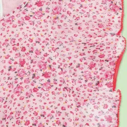 Pantaloons Junior Kids Pink Floral Print Top image 3