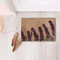 Saral Home Beige Polypropylene Antiskid & Washable Bath Mat - Set of 2-image-26