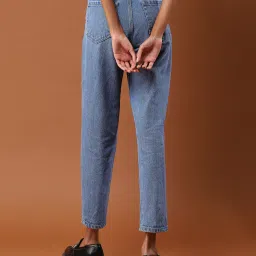 aarke Ritu Kumar Blue Straight Fit Mid Rise Jeans image 2
