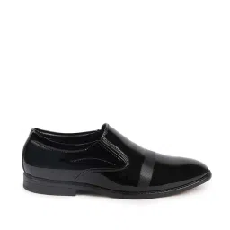 Fausto Men's Black Formal Loafers image 1