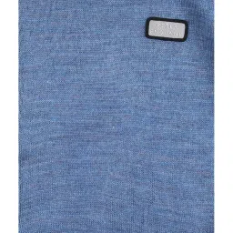 Peter England Kids Blue Textured Full Sleeves Sweater image 3