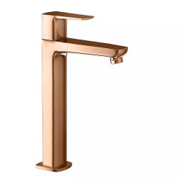 Aquieen Zura Rose Gold Brass Basin Mixer Tap, AQN 440-picture-5
