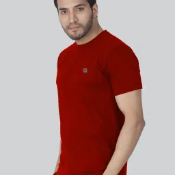 Lux Nitro Red & Sea Green Regular Fit T-Shirt Pack of - 2 image 3