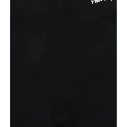 Peter England Girls Black & Coral Floral Print Leggings (Pack Of 2) image 3