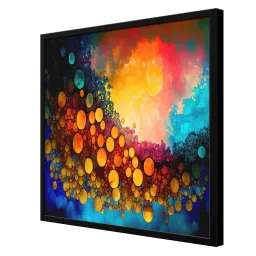 999Store Printed Multicolor Canvas Wall Art image 3