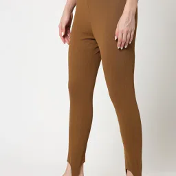 Office & You Mustard Slim Fit Mid Rise Pants image 3