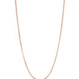 Candere by Kalyan Jewellers BIS Hallmark 18k Rose Gold Chain for Women image 3