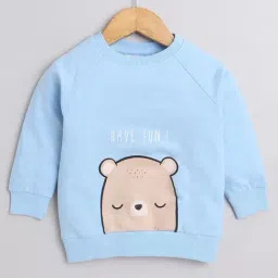 Bumzee Boys Sky Blue Printed Full Sleeves Sweatshirt-picture-34