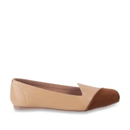 Walkway Women's Beige Flat Ballets image 1