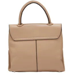 Globus Khaki Solid Medium Handbag image 3