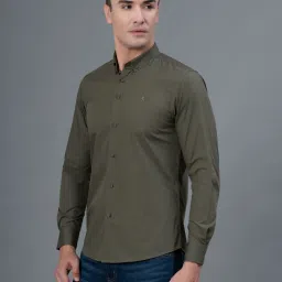 Red Tape Green Regular Fit Shirt image 3