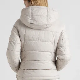 Only Cream Regular Fit Puffer Jacket image 3