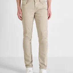 Antony Morato Beige Tapered Fit Solid Jeans-picture-22