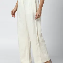 Van Heusen Cream Trousers image 3