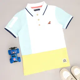 Pantaloons Junior Bright White Polo T-Shirt image 1