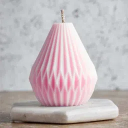 Mason Home Pink Bell Geometric Small Candle - Set of 2-image-13