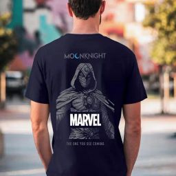 Bewakoof Men's Blue Marvel Moon Knight Graphic Printed T-Shirt-picture-40