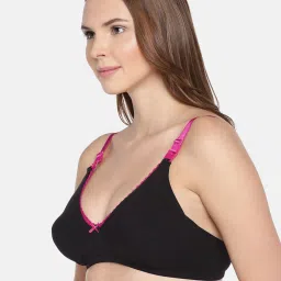 Inner Sense Black Non Wired Non Padded Nursing Bra image 3