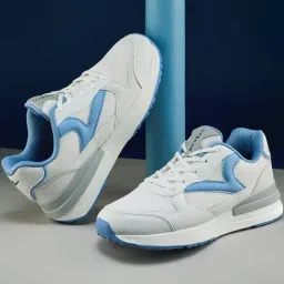 Campus Women's NITRO FLY White & Sky Blue Sneakers-image-21