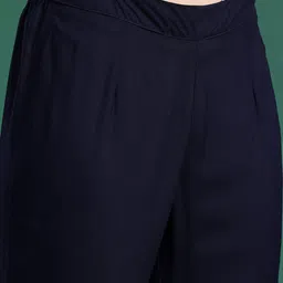 Sangria Women Regular Kurta with Trousers image 3