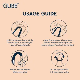 GUBB Copper Tongue Cleaner, Ayurvedic Tongue Scraper for Bad Breath - Round image 5