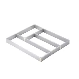 Olive Stainless Steel 710x535x90 mm Silver Aluminum Cutlery Tray, 551 710 535 2-picture-30