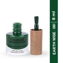 Colorbar Vegan Nail Lacquer Earth Wise - 081 - 8 ml image 1