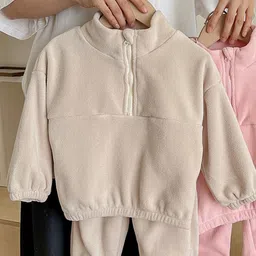 LULU & SKY Girls High Neck Sweatshirt With Pyjamas-picture-42