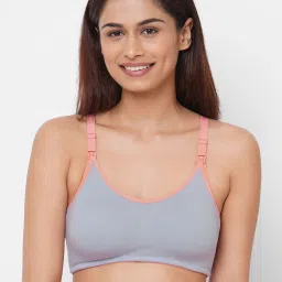Inner Sense Grey Non Wired Non Padded Nursing Bra (Pack Of 3) image 3