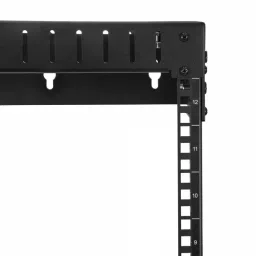 StarTech.com Black 12U Steel Server Rack with 2-Post Frame, RK12WALLOA image 3