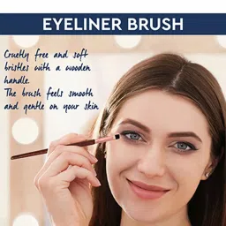 GUBB Professional Wooden 2 in 1 Eyeshadow Blending Eyeliner Brush image 3