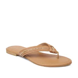 Inc.5 Women's Beige Thong Sandals image 2
