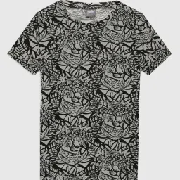 Puma Kids Black Cotton Printed Top-image-31