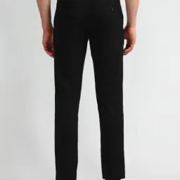 Arrow Black Regular Fit Trousers image 2