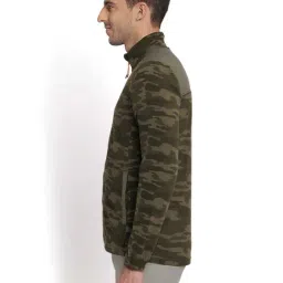 Wildcraft Green Regular Fit Camouflage Jacket image 4