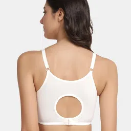 Inner Sense White Non Wired Non Padded Nursing Bra (Pack Of 2) image 2