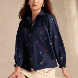 Outzidr Embroidered Top-picture-19