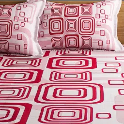 Romee Red 180 TC Bed Sheet Set image 3